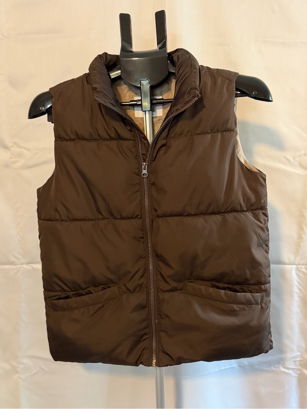 Old Navy Brown Puffer Vest